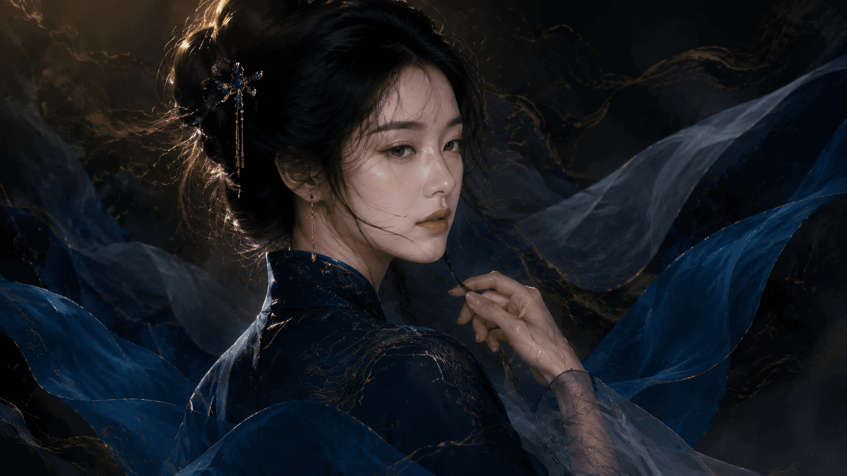 玄青月华·清冷美人